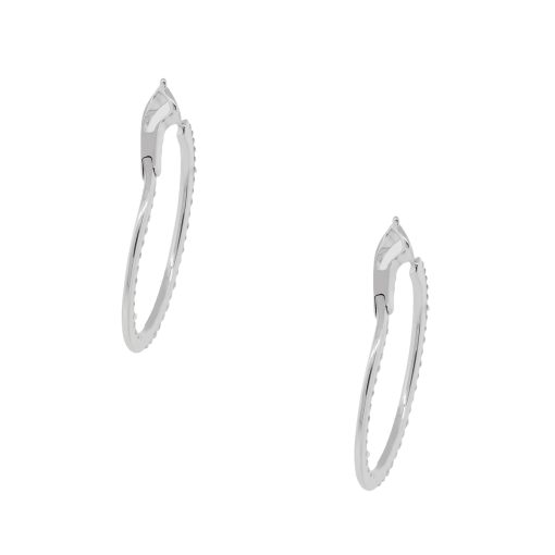 diamond hoop earrings