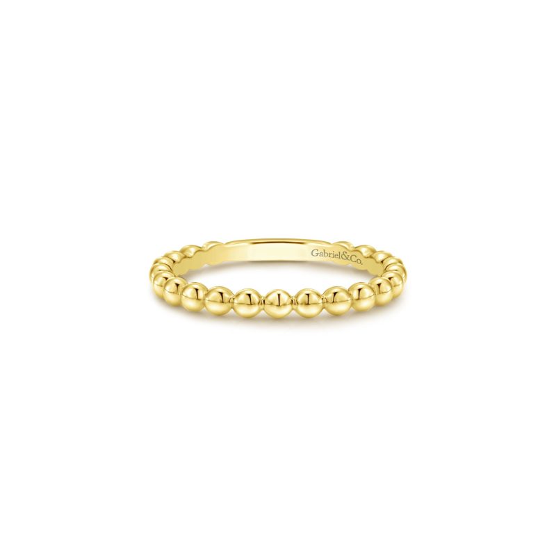 Gabriel & Co. LR4871Y4JJJ 14k Yellow Gold Stackable Ladies Ring