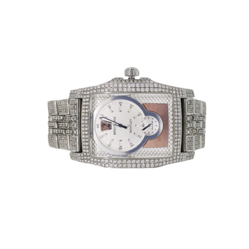 Breitling Bentley A28362 Flying B All Diamond Stainless Steel Watch - Image 6
