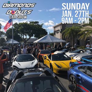 DIAMONDS AND DONUTS CAR SHOW BOCA RATON