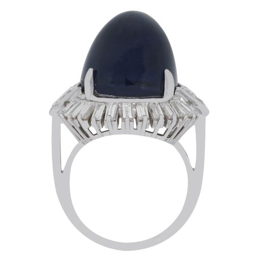 star sapphire diamond ring