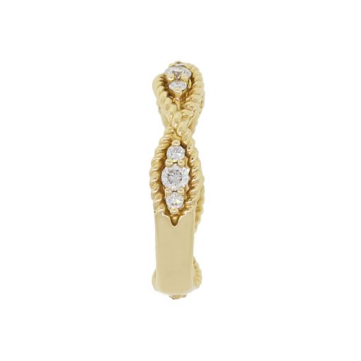 yellow gold diamond ring