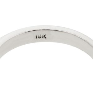 white gold diamond band