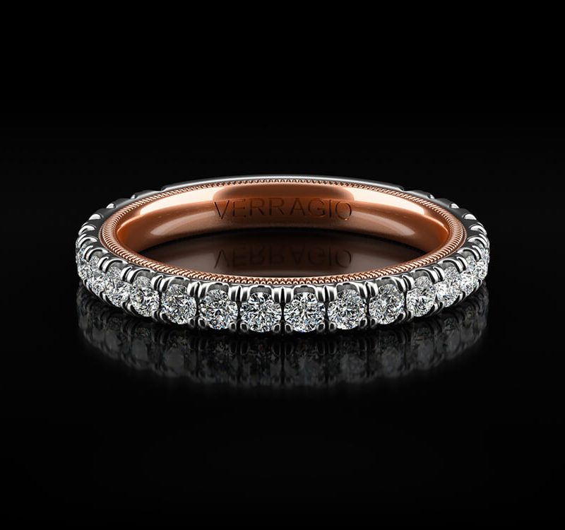 Verragio TR210W Tradition 14k Two Tone 0.84ctw Diamond Ladies Wedding Band