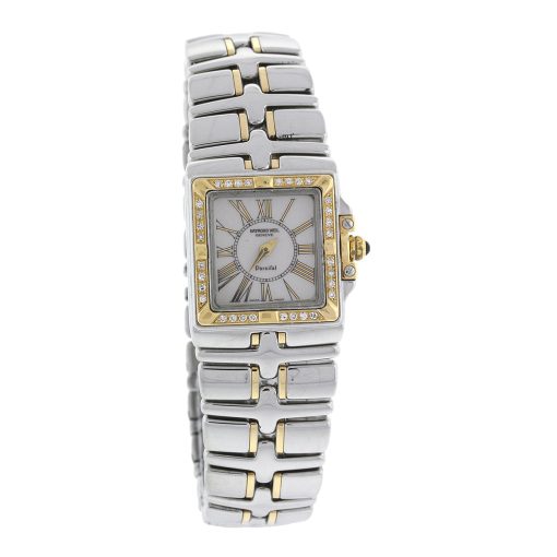 Raymond Weil Parsifal Two Tone White Dial Diamond Bezel Watch