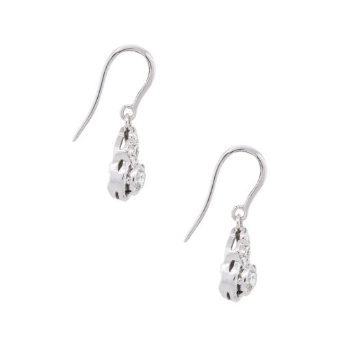 diamond dangle earrings