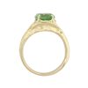 14k Yellow Gold Oval Cut Peridot Center Stone Ring