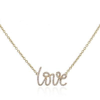 18k yellow gold Love Necklace