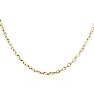 yellow gold mens necklace