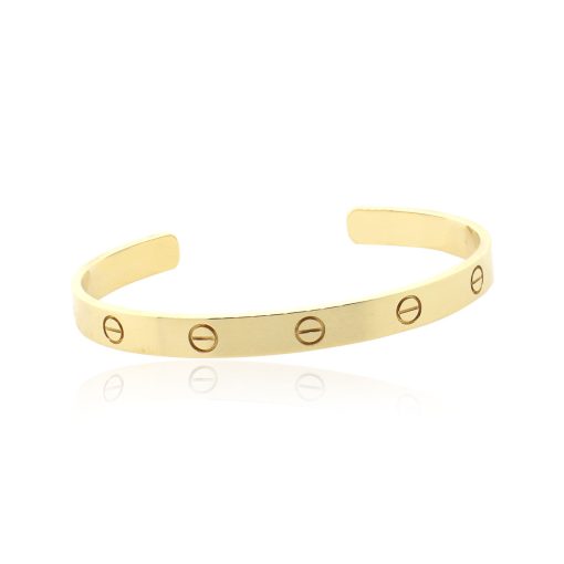 cartier love bracelet yellow gold size 19