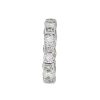 round brilliant diamond eternity band