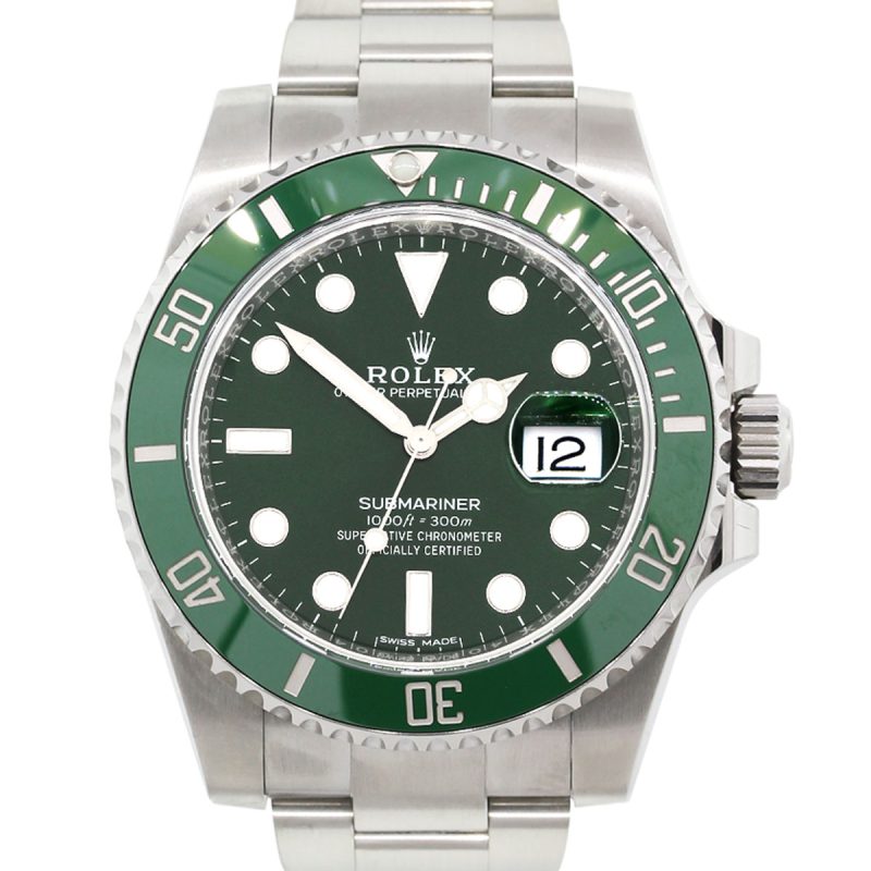 Rolex 116610LV Submariner "Hulk" Stainless Steel Watch