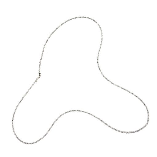 10k white gold necklace