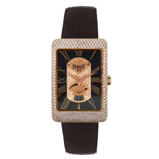 diamond pave rose gold watch