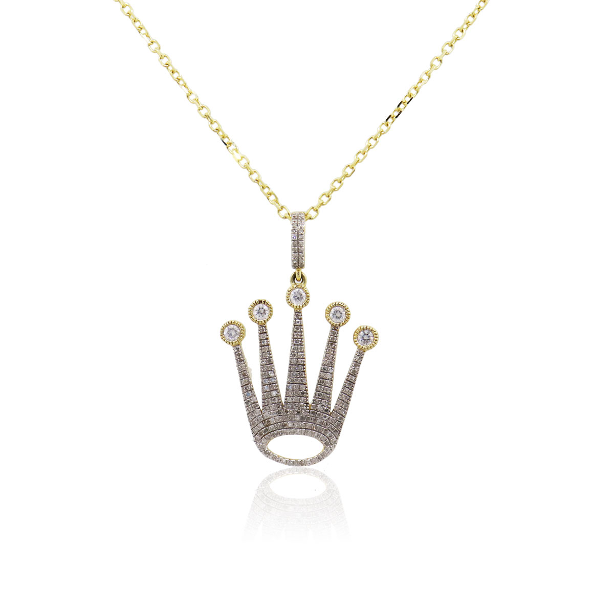 Rolex crown necklace new arrivals