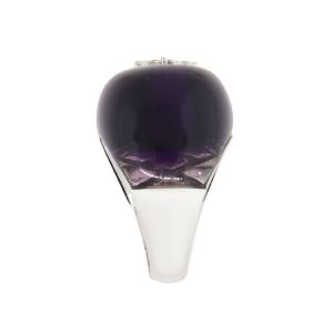 white gold diamond cocktail ring