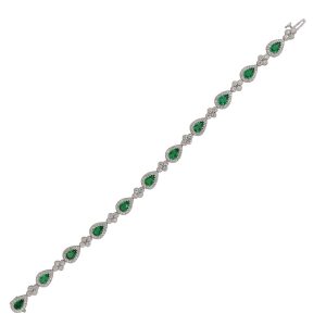 diamond and emerald bracelet