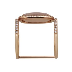 rose gold diamond band