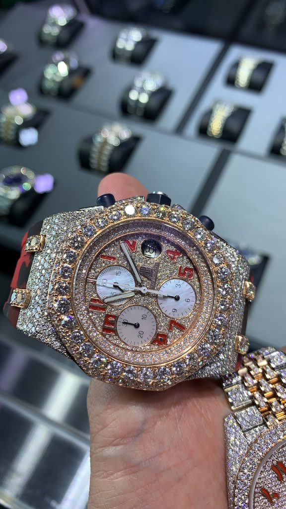 lab made diamond rolex