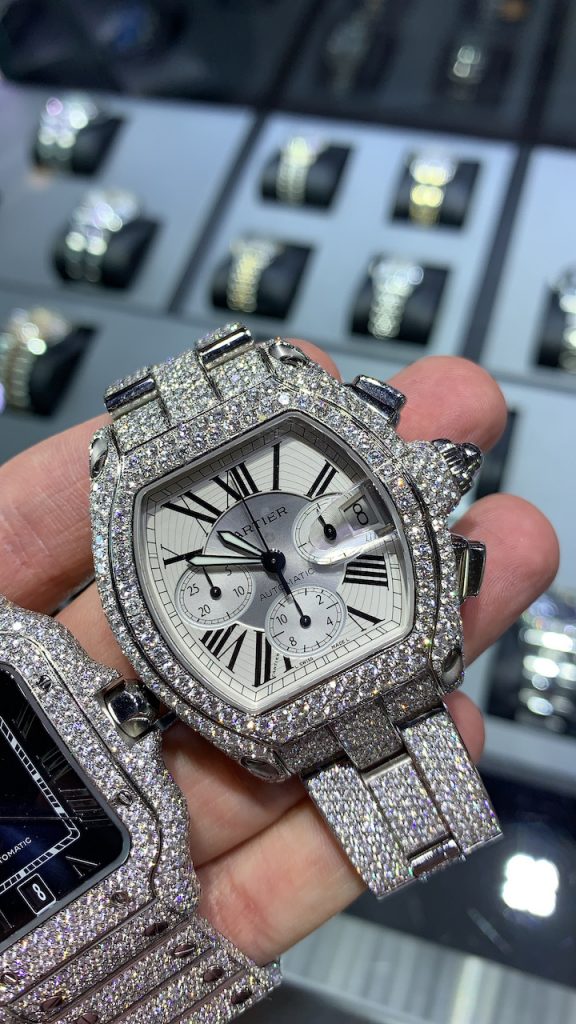 bust down lab diamond rolex