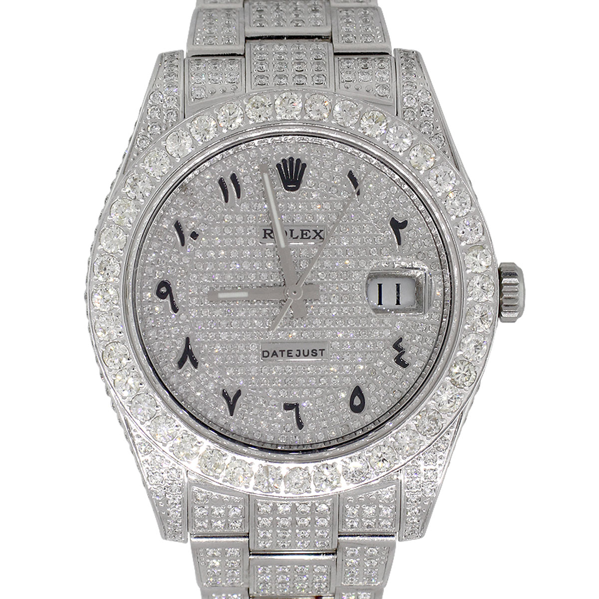 Rolex 116334 Datejust II 20ctw Diamond 