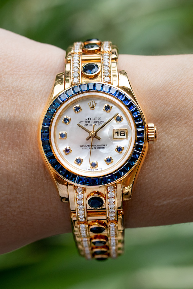 rolex gold pearlmaster