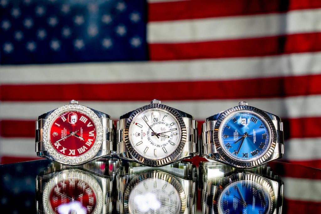 Fourth of july Rolex watches