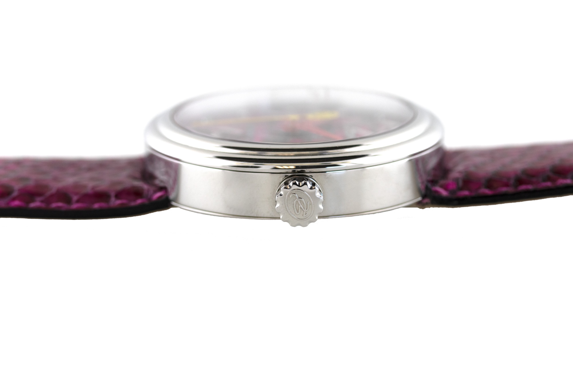 Jacob u0026 Co Valentin Yudashkin Fuchsia Python Automatic Watch