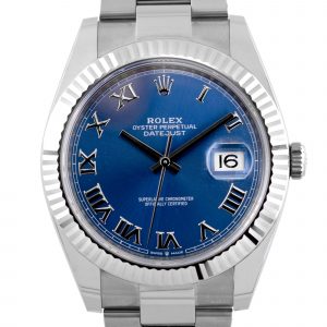 Rolex Datejust 41 Blue Dial Stainless Steel Watch