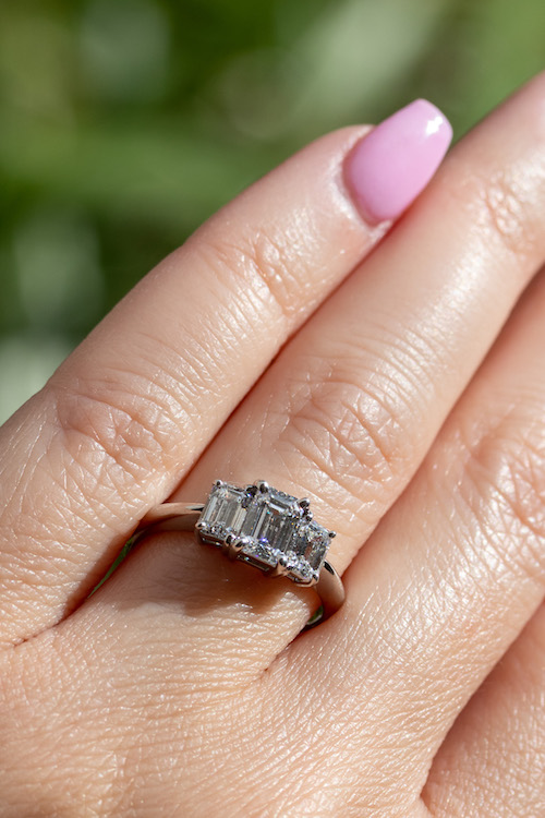 Buy pre online owned engagement ring