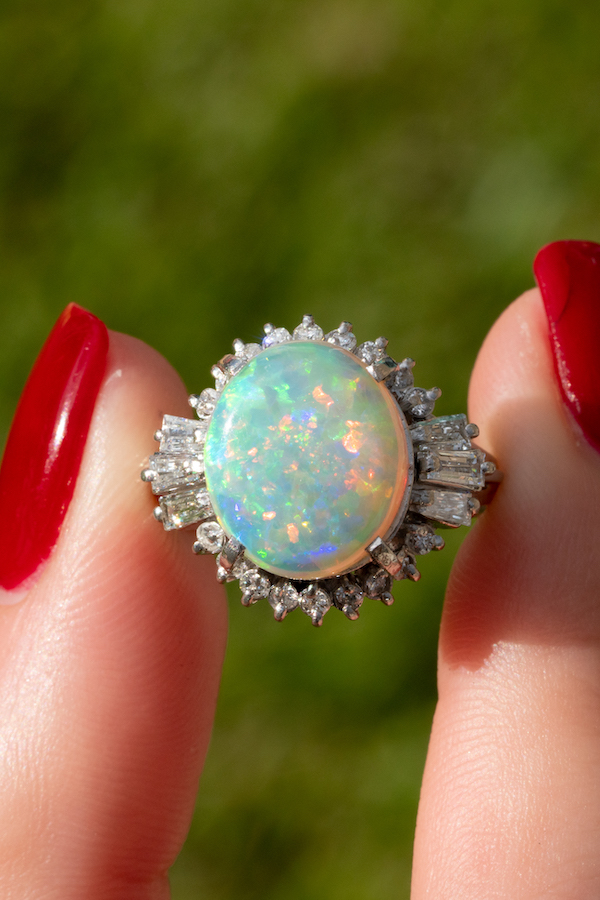 【かんたんラ】 Opal ringの通販 by ♡｜ラクマ オパール - www.generallogistics.net