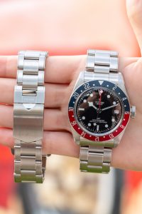 Tudor black bay GMT watch