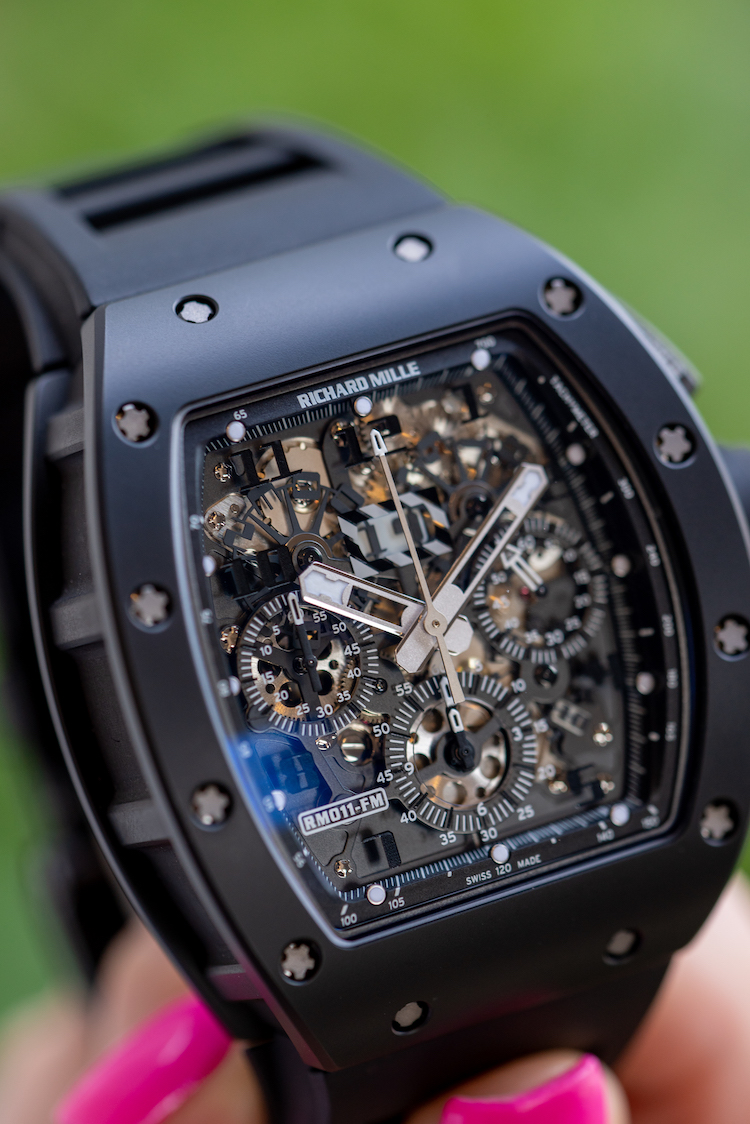 Richard Mille Black Phantom Diamonds By Raymond Lee