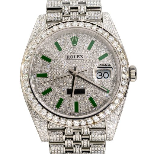 Rolex datejust custom online diamond