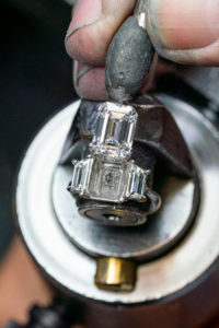 Making three stone rings