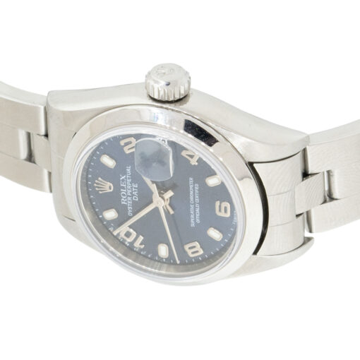 Rolex 176200 Datejust Stainless Steel Black Semi Arabic Dial Watch - Image 8