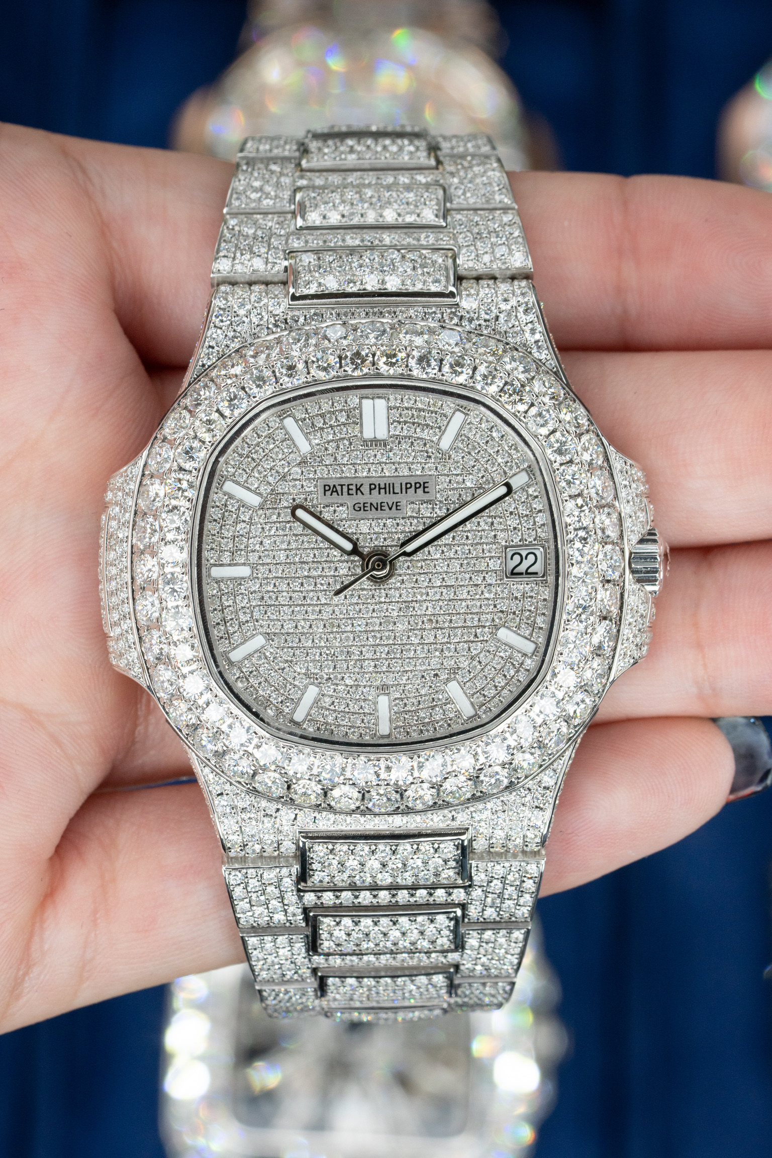 Skeleton Iced Out Baller Square CZ Bust Down Watch – HipHopBling