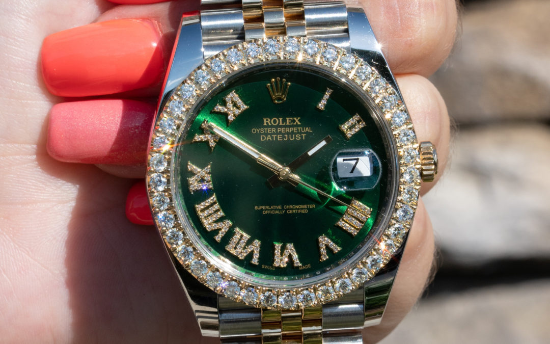Rolex Datejust: Diamonds and Green Dial