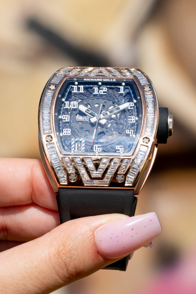 Richard mille best sale diamond watch