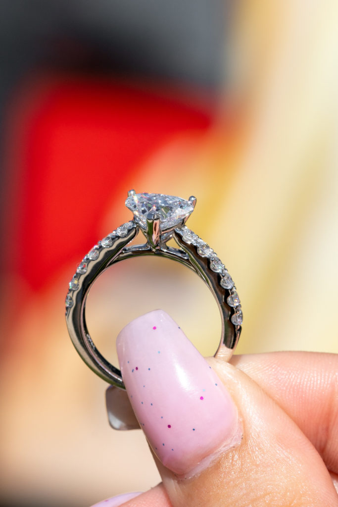 caring for a prong set engagement ring