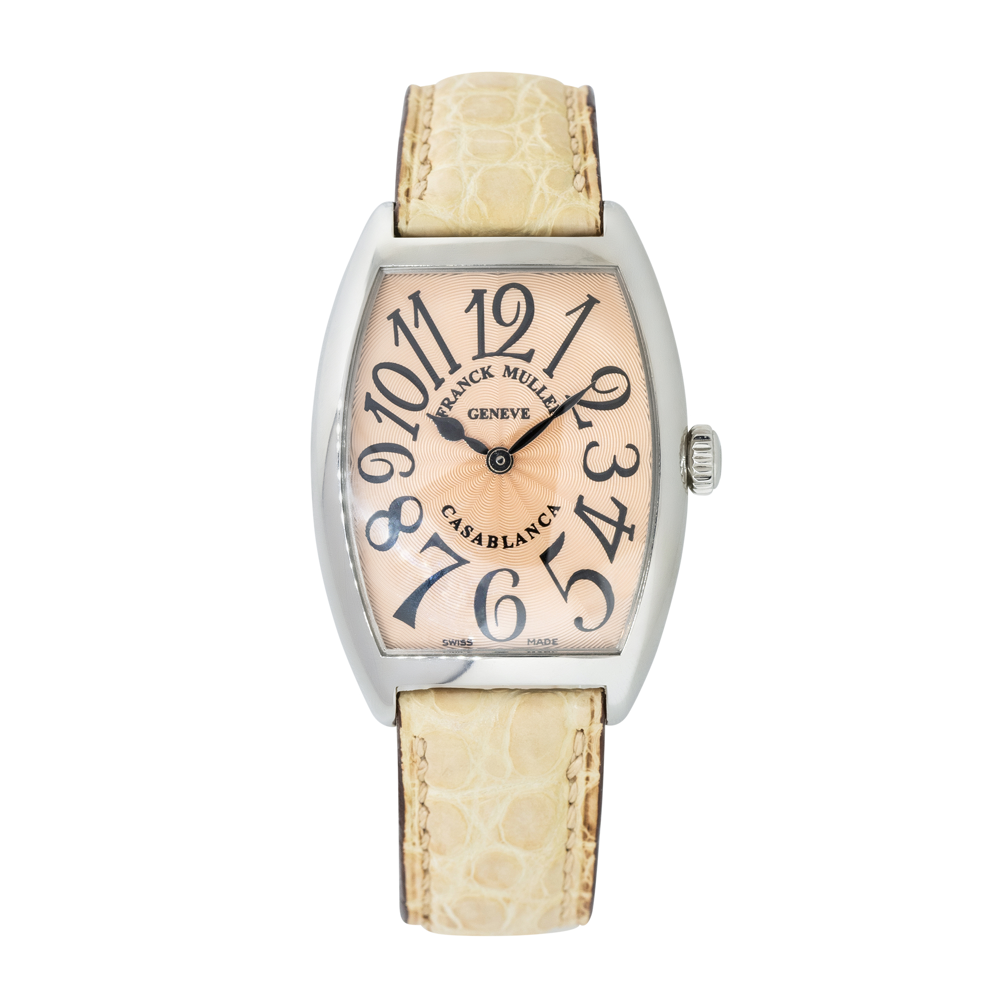 Franck Muller 2852 Cintree Curvex Casablanca Salmon Dial Watch