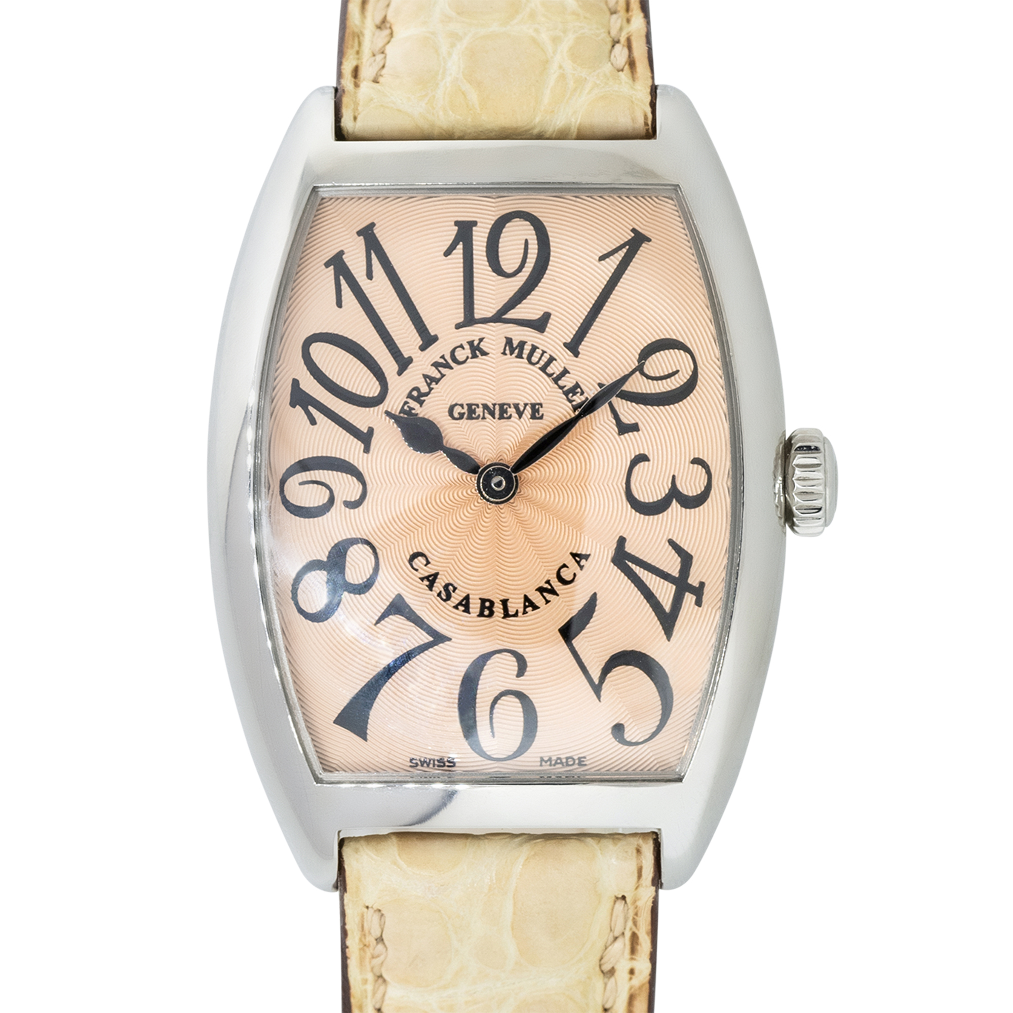 Franck Muller 2852 Cintree Curvex Casablanca Salmon Dial Watch