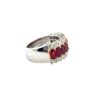 Three Row Ruby Ring