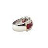 Three Row Ruby Ring