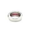 Three Row Ruby Ring