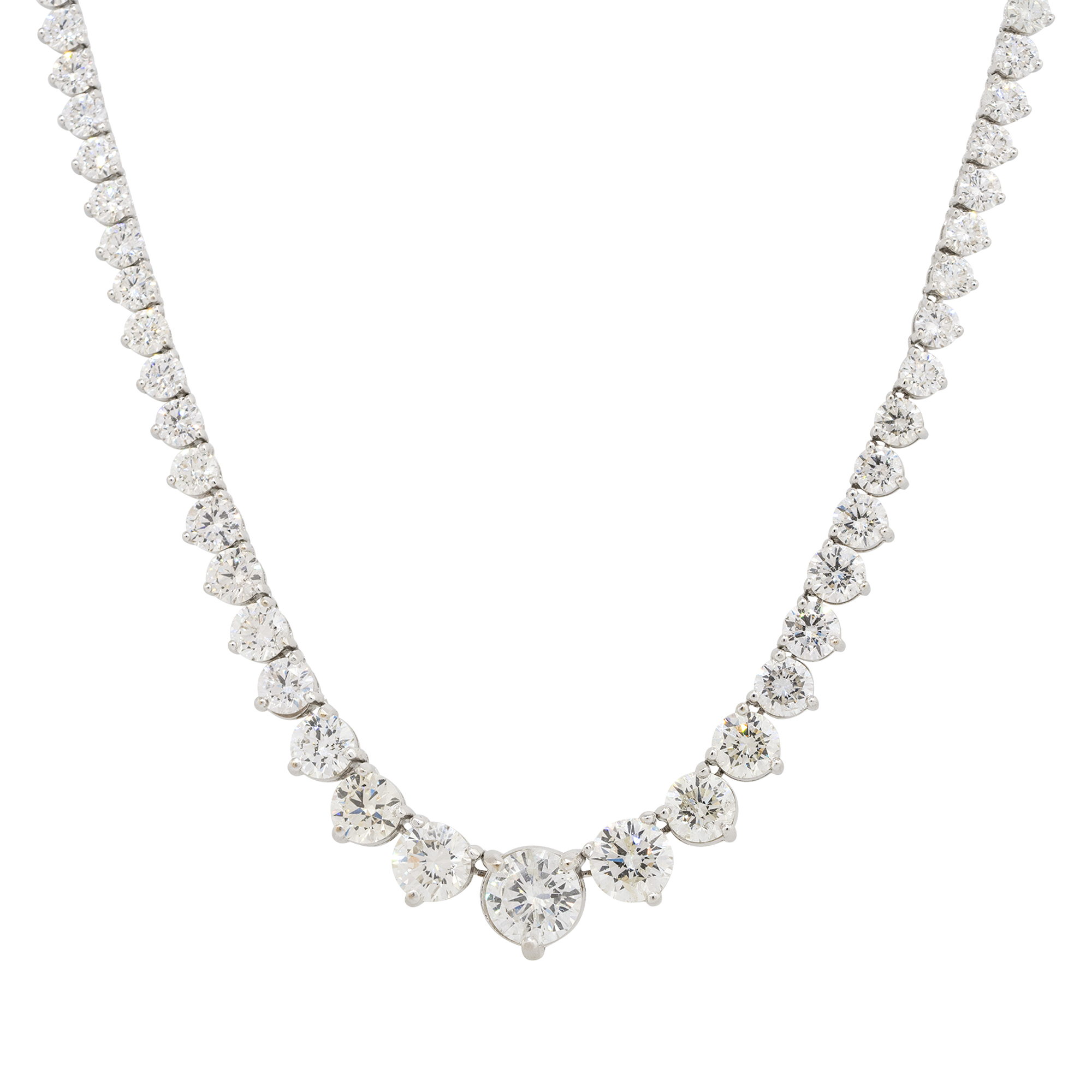 Graduated Diamond Necklace – surefire_fine_jewelry