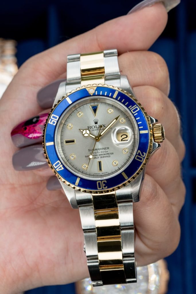 two Rolex submariner watches 