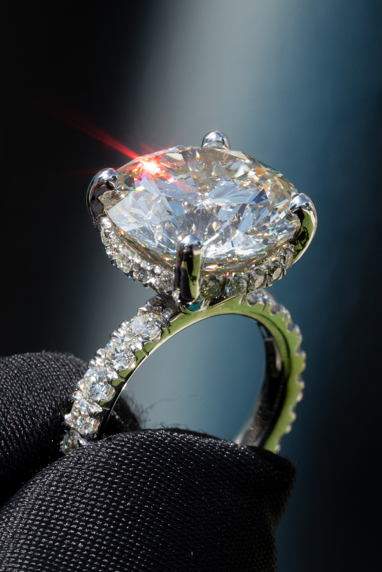 2.90 Ctw Unique Radiant Cut Diamond Hidden Halo Engagement Ring 14k White  Gold – BrideStarCo