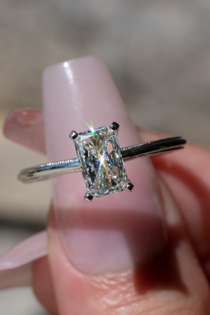 special solitaire engagement rings