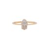 14k Yellow Gold Diamond Hamsa Ring